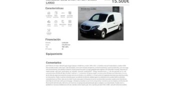 Mercedes-Benz Citan 109 CDI Furgón Largo lleno
