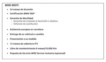 MINI MINI Cabrio Cooper 100 kW (136 CV) lleno